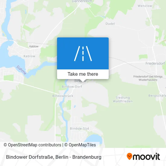 Bindower Dorfstraße map