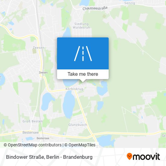 Bindower Straße map