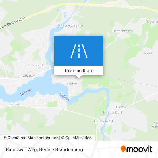 Карта Bindower Weg