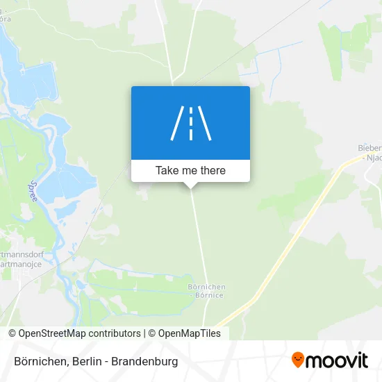 Карта Börnichen