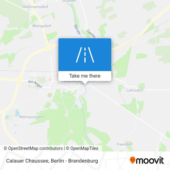 Calauer Chaussee map