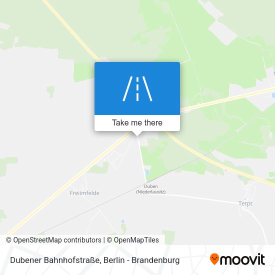 Dubener Bahnhofstraße map