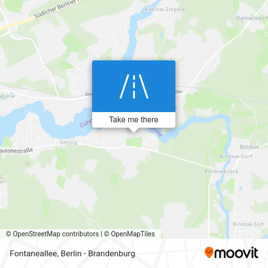Fontaneallee map