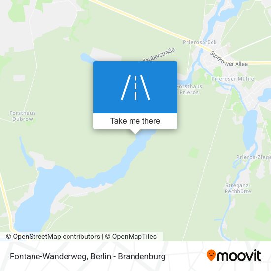 Fontane-Wanderweg map