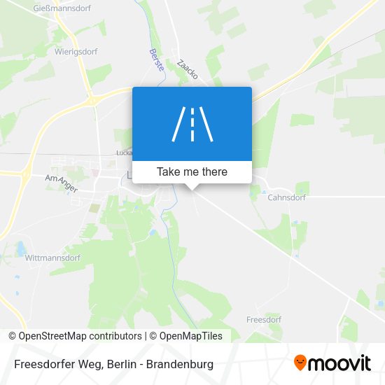 Freesdorfer Weg map