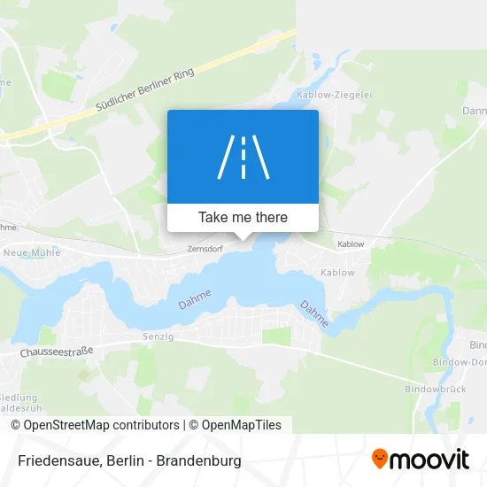 Карта Friedensaue
