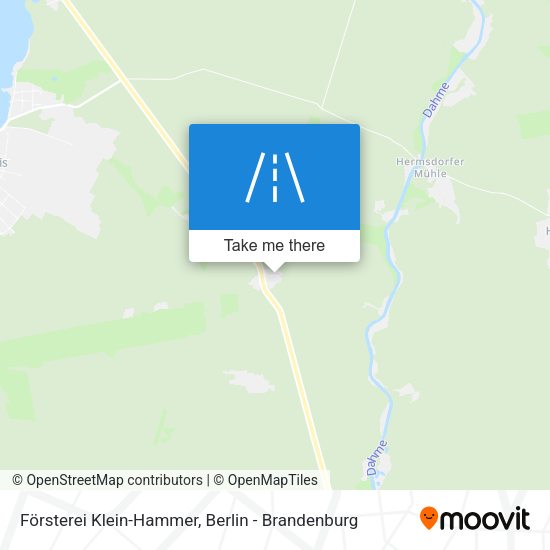 Försterei Klein-Hammer map