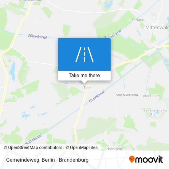 Карта Gemeindeweg