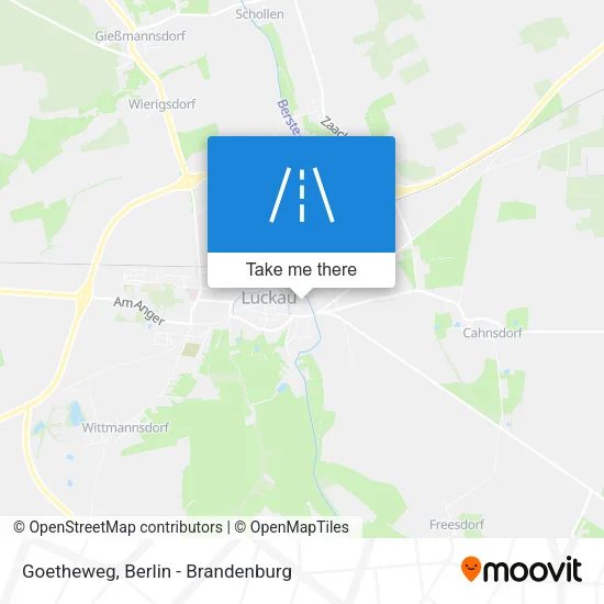 Карта Goetheweg