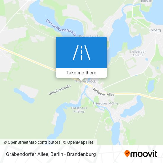 Gräbendorfer Allee map