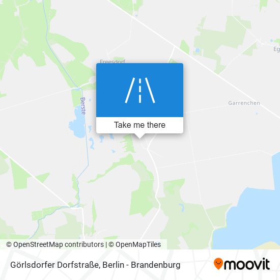 Карта Görlsdorfer Dorfstraße