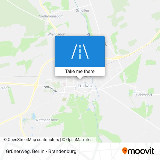 Grünerweg map