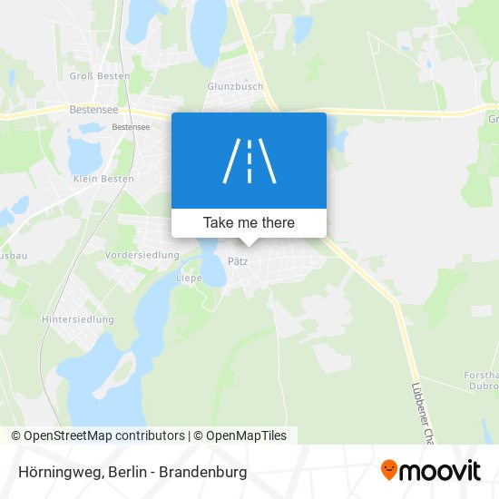 Hörningweg map