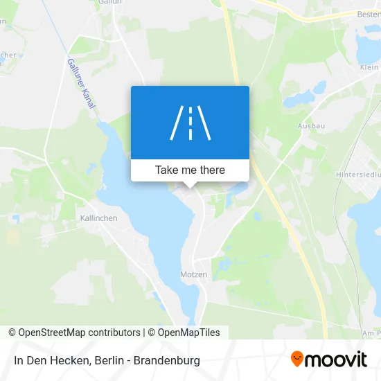 In Den Hecken map