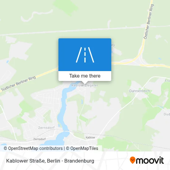 Kablower Straße map