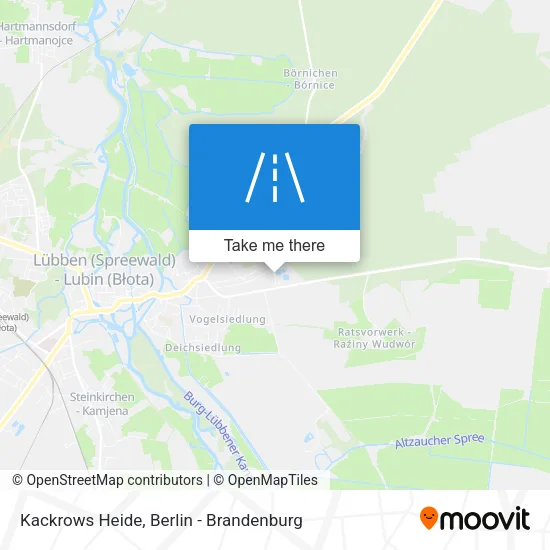 Карта Kackrows Heide