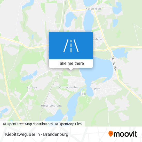 Kiebitzweg map