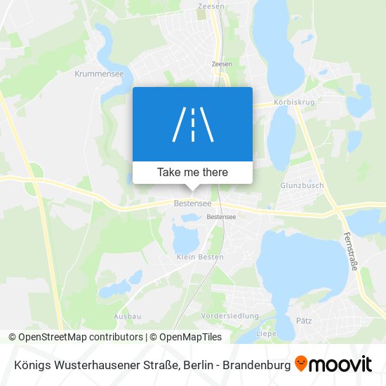Königs Wusterhausener Straße map