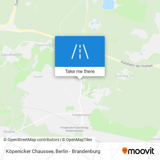 Köpenicker Chaussee map