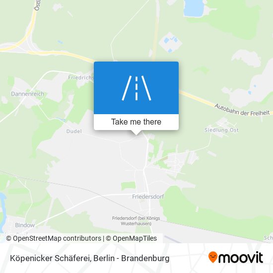 Köpenicker Schäferei map