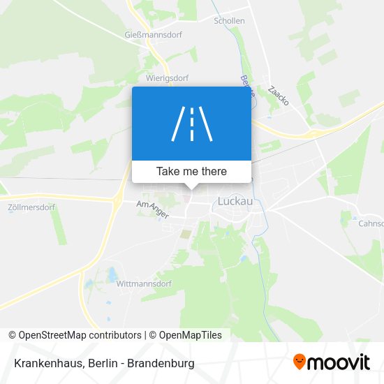 Krankenhaus map