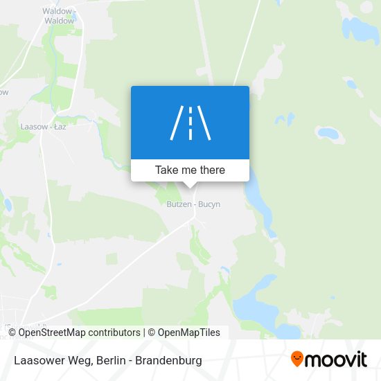 Laasower Weg map