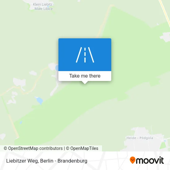 Карта Liebitzer Weg