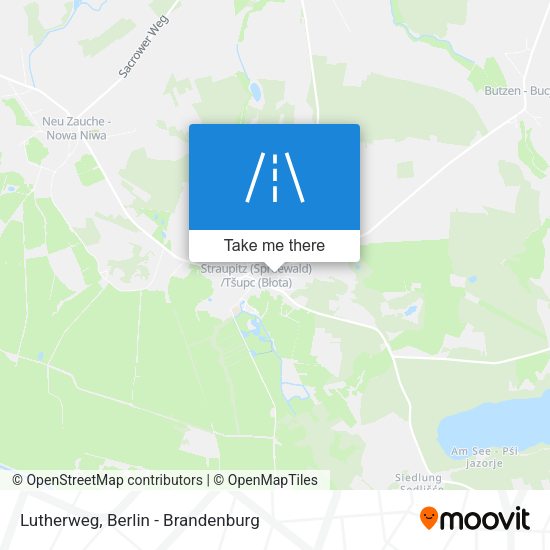 Lutherweg map