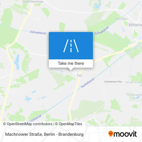 Карта Machnower Straße