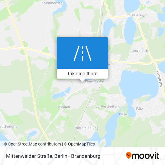 Mittenwalder Straße map