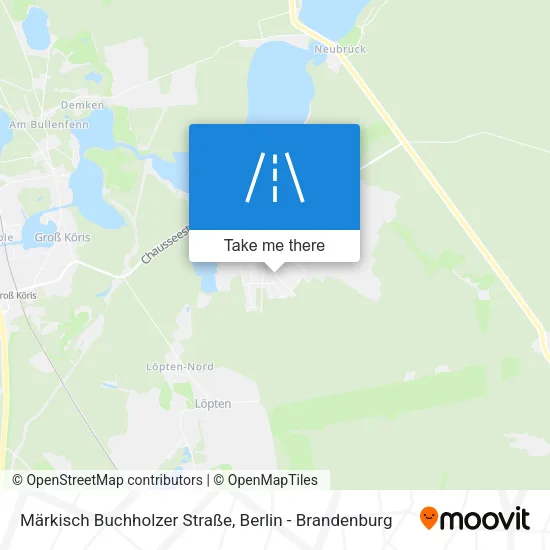 Карта Märkisch Buchholzer Straße
