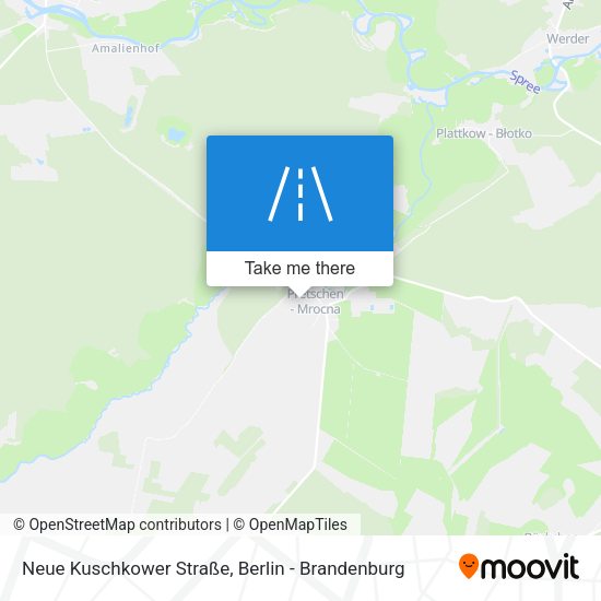 Neue Kuschkower Straße map