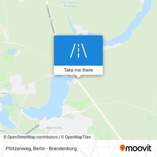 Plötzenweg map