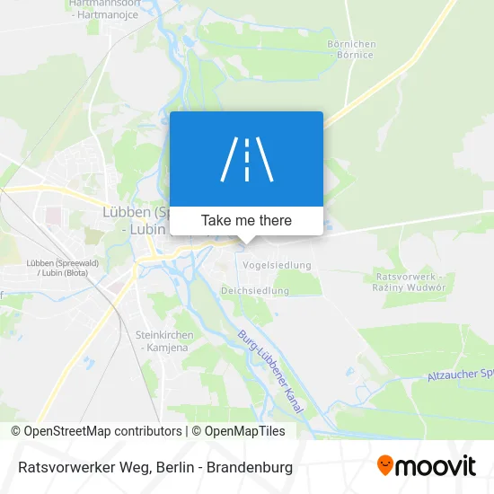 Ratsvorwerker Weg map