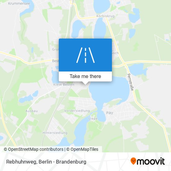 Rebhuhnweg map