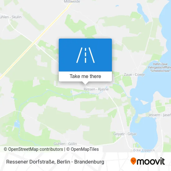 Ressener Dorfstraße map