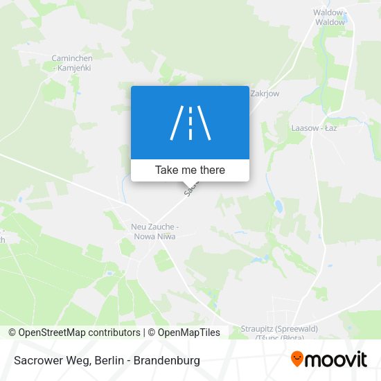 Sacrower Weg map