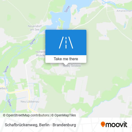 Schafbrückenweg map