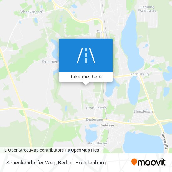 Schenkendorfer Weg map