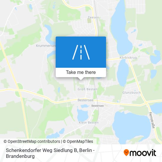 Schenkendorfer Weg Siedlung B map