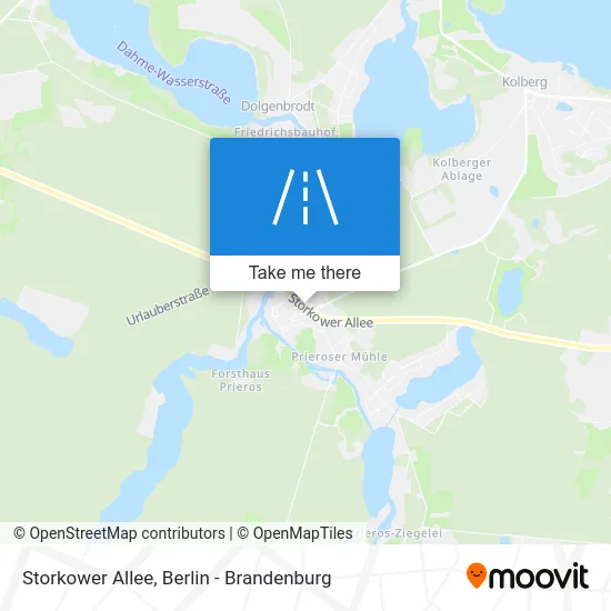 Storkower Allee map