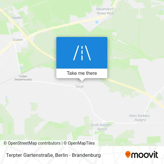 Карта Terpter Gartenstraße