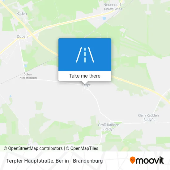 Карта Terpter Hauptstraße