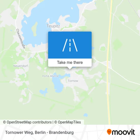 Tornower Weg map