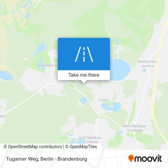 Tugamer Weg map