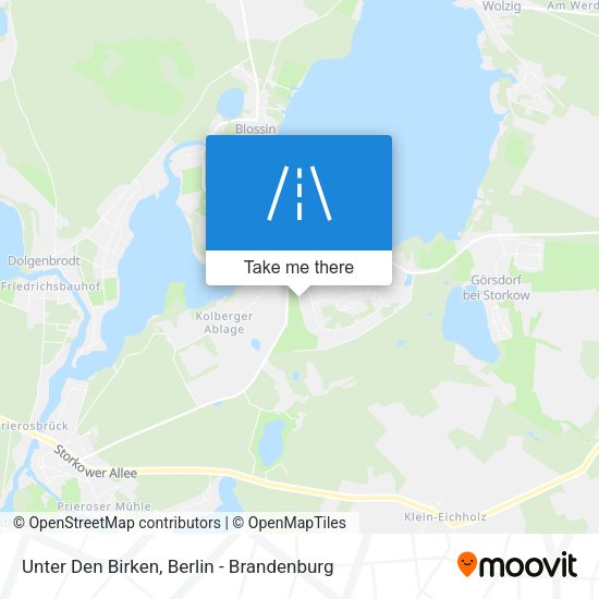 Unter Den Birken map