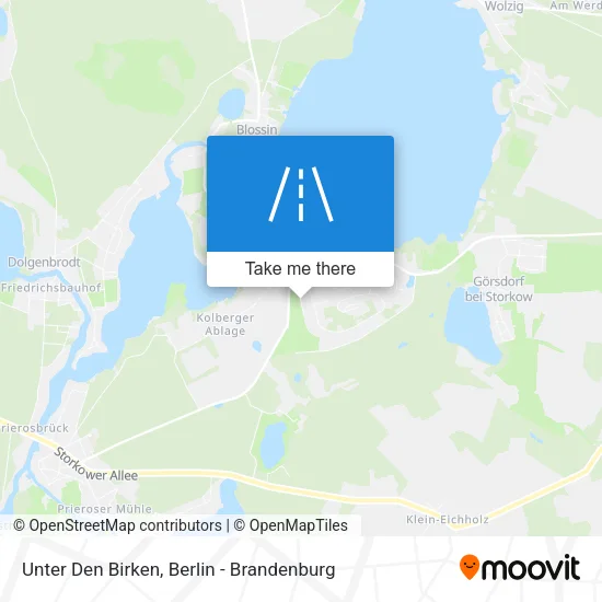 Карта Unter Den Birken