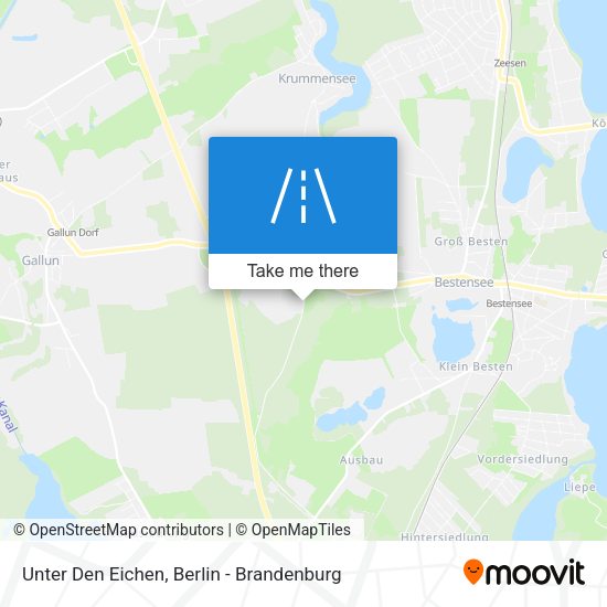 Unter Den Eichen map