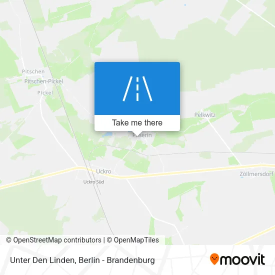 Карта Unter Den Linden