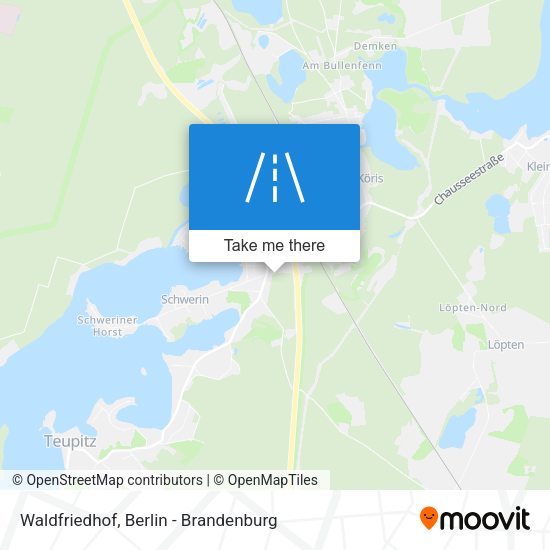 Waldfriedhof map